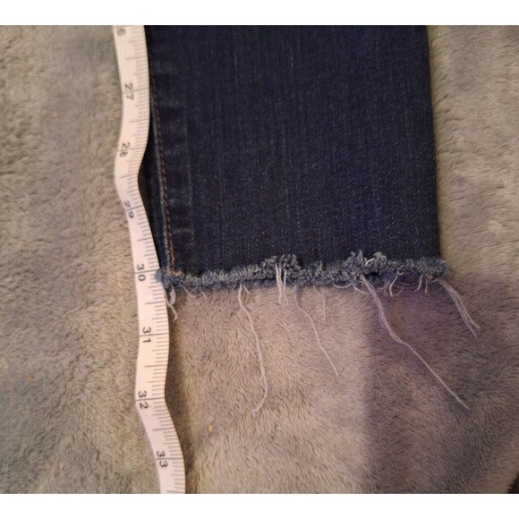 Joes Jeans The Skinny Distressed Dark Blue Women's Jeans Mid Rise Size 30 - Picture 12 of 13